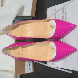 NIB Christian Louboutin Hot Chick Pink SZ 35.5